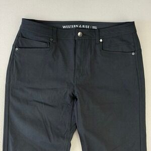 Western Rise Evolution Pant Men 32 Charcoal Slim Fit Travel Performance Tech